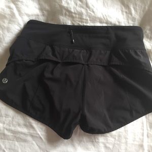Black Lululemon Speed Short